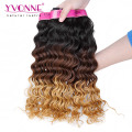 Moda peruana Deep Wave Ombre extensión del cabello